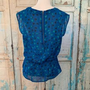 Halogen Tops - Halogen sheer sleeveless blouse Halogen Tops - Halogen sheer sleeveless blouse
